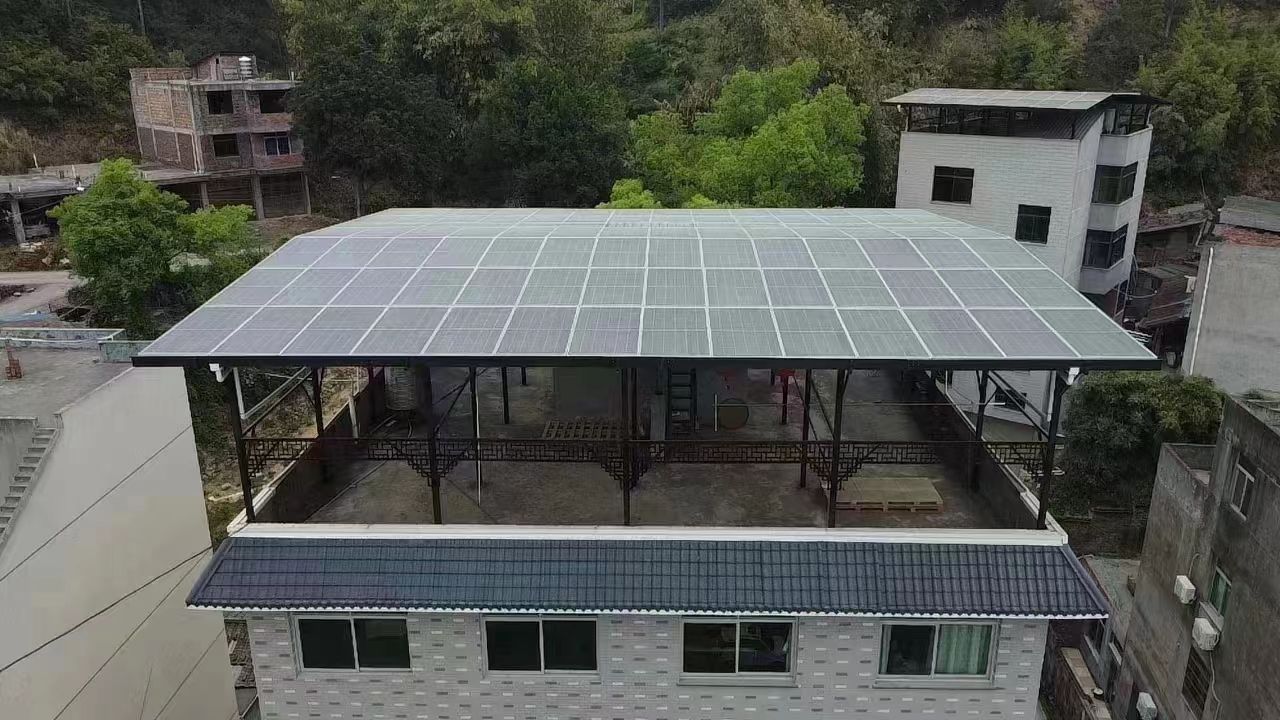 滨州15kw+10kwh自建别墅家庭光伏储能系统